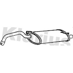 Rear Muffler KLARIUS VO264Q OE Ref 3414882