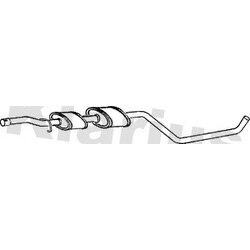 Centre Muffler KLARIUS VO294X OE Ref 3485067