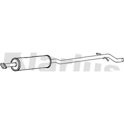 Centre Muffler KLARIUS VO383Q OE Ref 8684279
