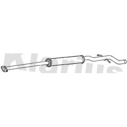 Centre Muffler KLARIUS VO388J OE Ref 9492257
