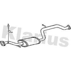 Centre Muffler KLARIUS VO395A OE Ref 30617241