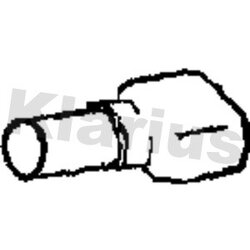 Exhaust Pipe KLARIUS VO405J OE Ref 9179331