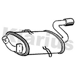 Rear Muffler KLARIUS VO406H OE Ref 9161793
