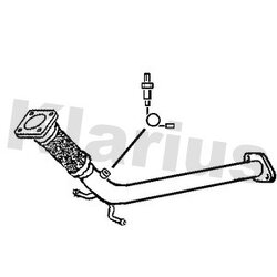 Exhaust Pipe KLARIUS VO408E OE Ref 9202267