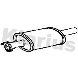 Centre Muffler KLARIUS VO414W OE Ref 31201884