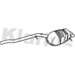Rear Muffler KLARIUS VO416T OE Ref 30676545
