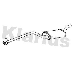 Centre Muffler KLARIUS VO432V OE Ref 30742912