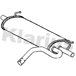 Rear Muffler KLARIUS VO459E OE Ref 31392535