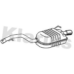 Rear Muffler KLARIUS VO485Q OE Ref 31336884