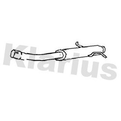 Rear Muffler KLARIUS VO490J OE Ref 31372156