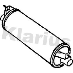 Rear Muffler KLARIUS VO52J OE Ref 1357065