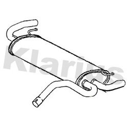 Rear Muffler KLARIUS VO559H OE Ref 31405579