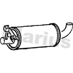 Centre Muffler KLARIUS VO55E OE Ref 1336917