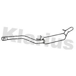 Centre Muffler KLARIUS VO646E OE Ref 30730687