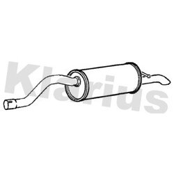 Rear Muffler KLARIUS VW1004D OE Ref 2G6253609J