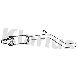 Front Muffler KLARIUS VW1008X OE Ref W2Q0253209Q