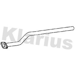 Rear Muffler KLARIUS VW1410G OE Ref 5N0253201