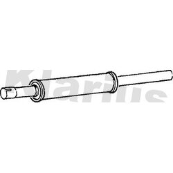 Centre Muffler KLARIUS VW158D OE Ref 191253209B