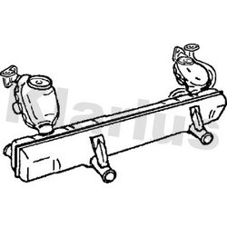 Rear Muffler KLARIUS VW15J OE Ref 113251053AD