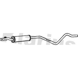 Centre Muffler KLARIUS VW173G OE Ref 533253209G