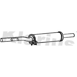 Centre Muffler KLARIUS VW192D OE Ref 867253209A