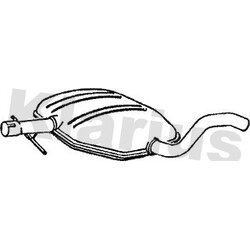 Centre Muffler KLARIUS VW258G OE Ref 1H0253409C