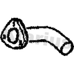 Exhaust Pipe KLARIUS VW284T OE Ref 025251185C