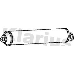 Rear Muffler KLARIUS VW319Q OE Ref 025251053M