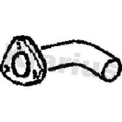 Exhaust Pipe KLARIUS VW322L OE Ref 068251185
