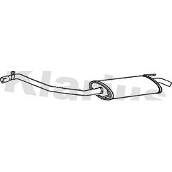 Rear Muffler KLARIUS VW427H OE Ref 028253609