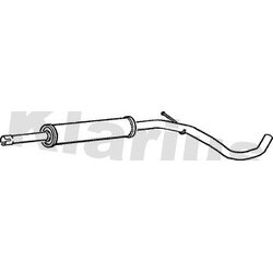 Centre Muffler KLARIUS VW508M OE Ref 6X0253209A