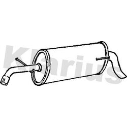 Rear Muffler KLARIUS VW509L OE Ref 6X0253609A
