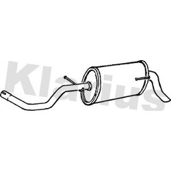 Rear Muffler KLARIUS VW511J OE Ref 6X0253609C