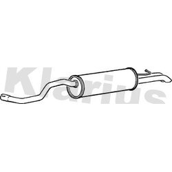Rear Muffler KLARIUS VW514E OE Ref 1J5253609C