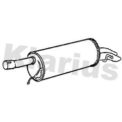 Rear Muffler KLARIUS VW550C OE Ref 3B0253609AK