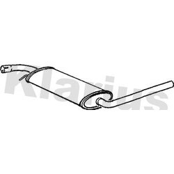 Centre Muffler KLARIUS VW573T OE Ref 074253409P