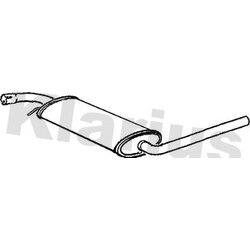 Centre Muffler KLARIUS VW574Q OE Ref 028253409R