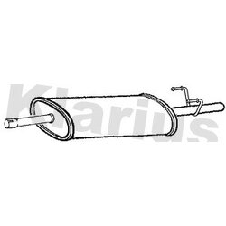 Centre Muffler KLARIUS VW579J OE Ref 2D0253409L