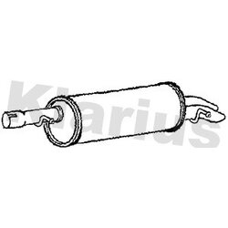 Rear Muffler KLARIUS VW584C OE Ref 3B0253609L
