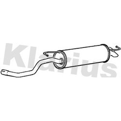 Rear Muffler KLARIUS VW585B OE Ref 1J6253609C