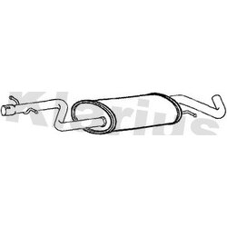 Centre Muffler KLARIUS VW601C OE Ref 1T0253209E