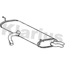 Rear Muffler KLARIUS VW602B OE Ref 1T0253609B