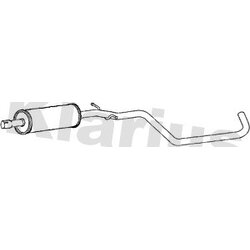 Centre Muffler KLARIUS VW614H OE Ref 1K0253209BD