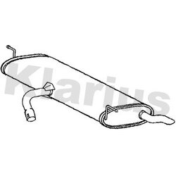 Rear Muffler KLARIUS VW616E OE Ref 1K6253609H