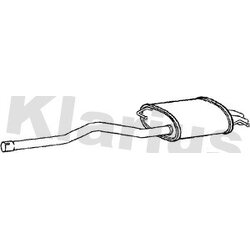 Rear Muffler KLARIUS VW618C OE Ref 7J0253609L