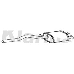 Rear Muffler KLARIUS VW621X OE Ref 7H0253609N