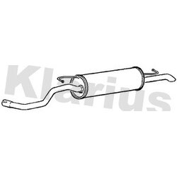 Rear Muffler KLARIUS VW627M OE Ref 1J5253609AC