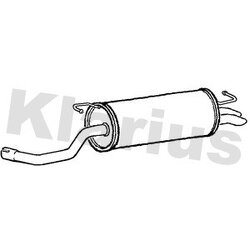 Rear Muffler KLARIUS VW629K OE Ref 1J5253609AQ