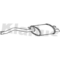 Rear Muffler KLARIUS VW643P OE Ref 7J0253609L