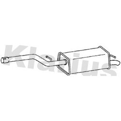 Rear Muffler KLARIUS VW670B OE Ref 2K0253609L